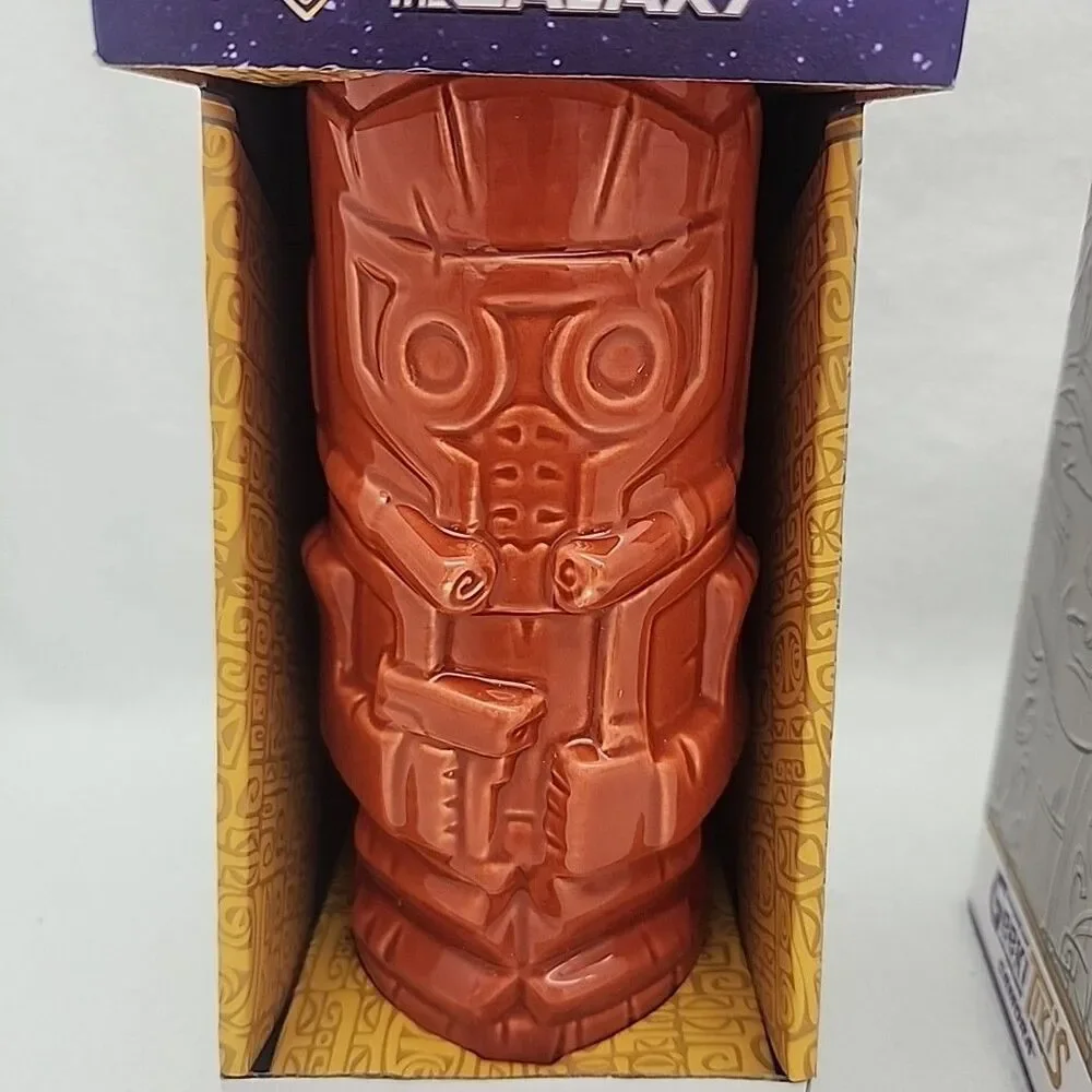 Mugs Geeki Tikis Tiki Guardians of the Galaxy Star-Lord & Gamora Ceramic 14 Oz